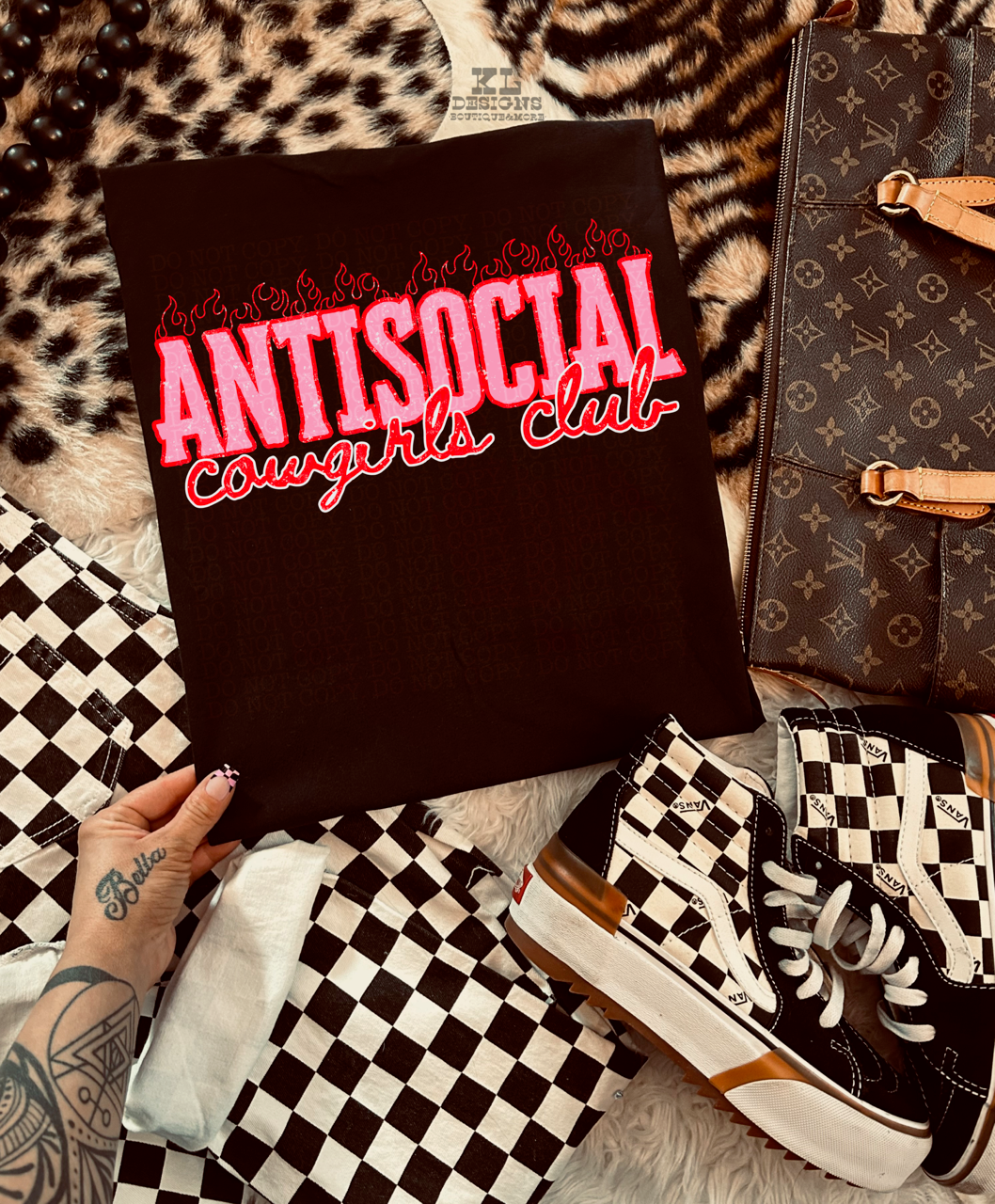 Edgy Antisocial Club Flames (multiple colors)