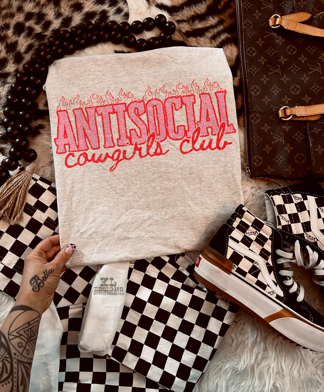 Edgy Antisocial Club Flames (multiple colors)