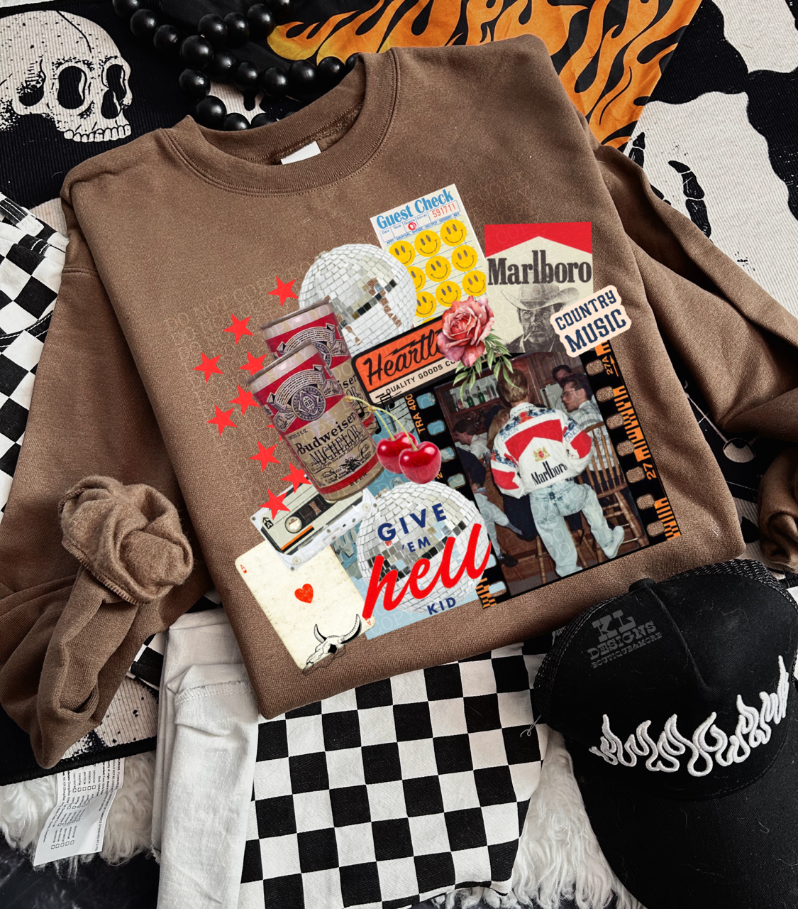 Vintage Dive Bar Collage