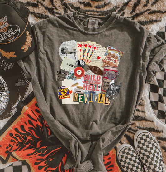 Vintage Wild Night Collage