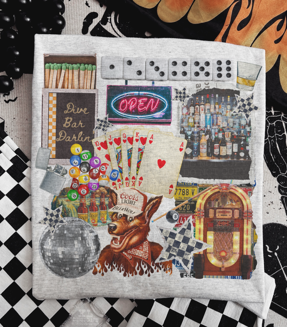 Dive Bar Darlin’ Collage (wholesale)