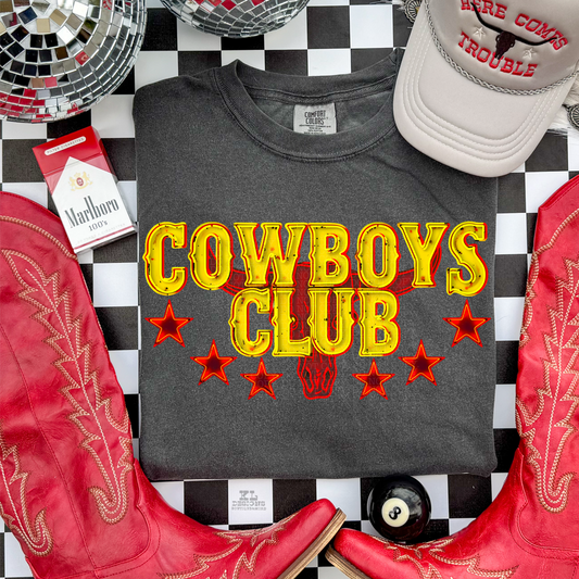 Cowboys Club Bull Sign