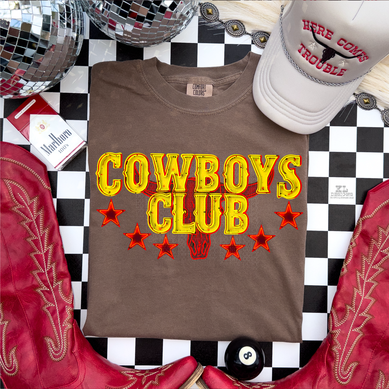 Cowboys Club Bull Sign (wholesale)