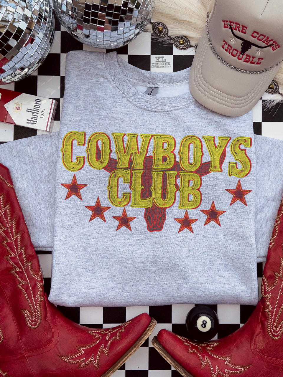 Cowboys Club Bull Sign (wholesale)