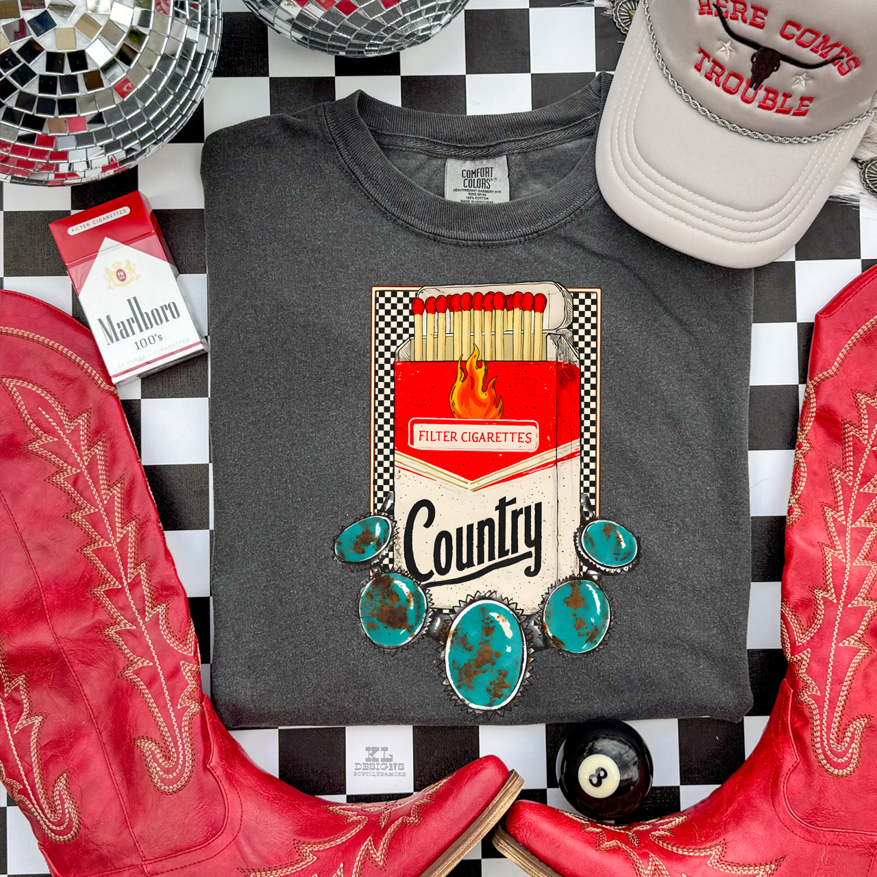 Turquoise Country Cig Pack (wholesale)