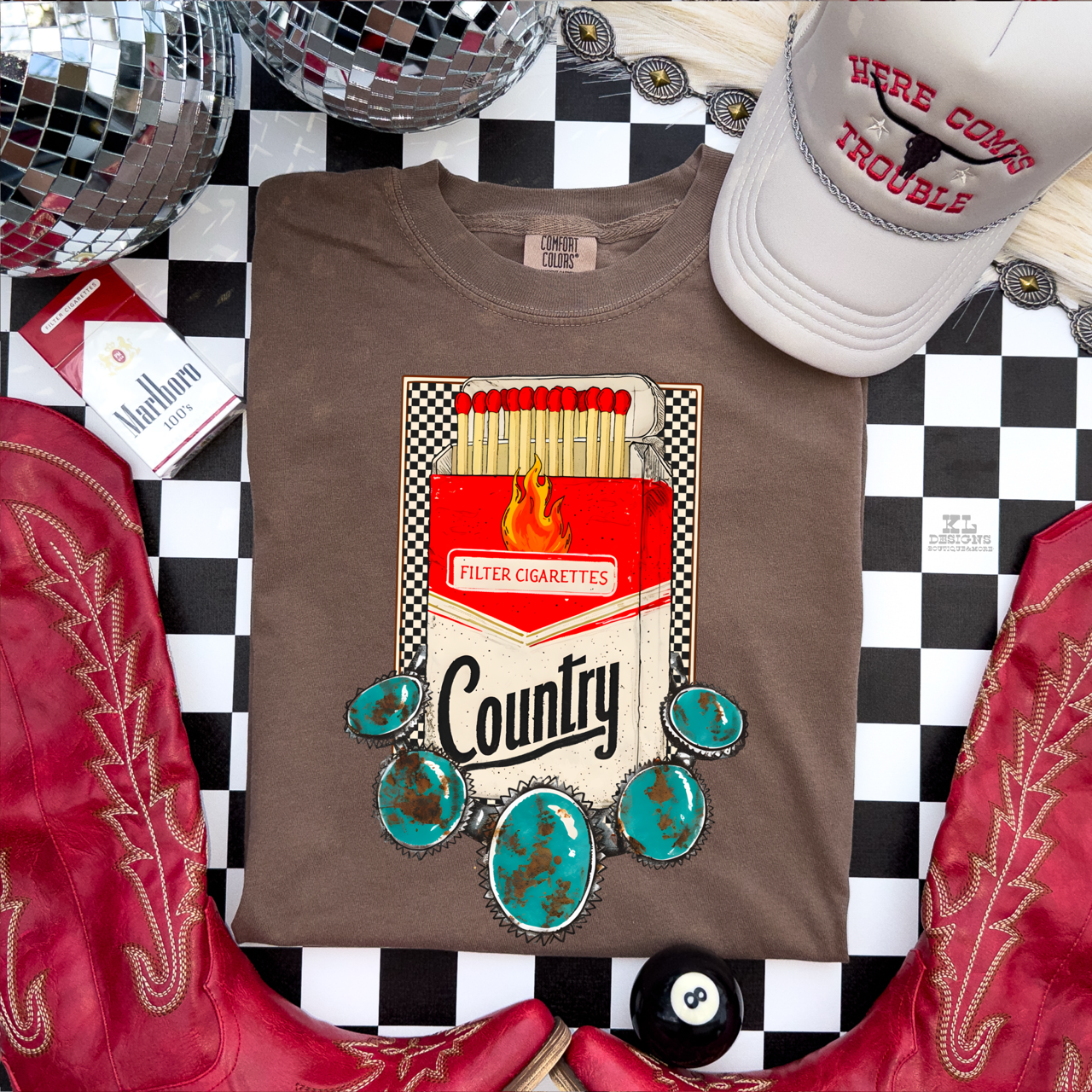 Turquoise Country Cig Pack (wholesale)