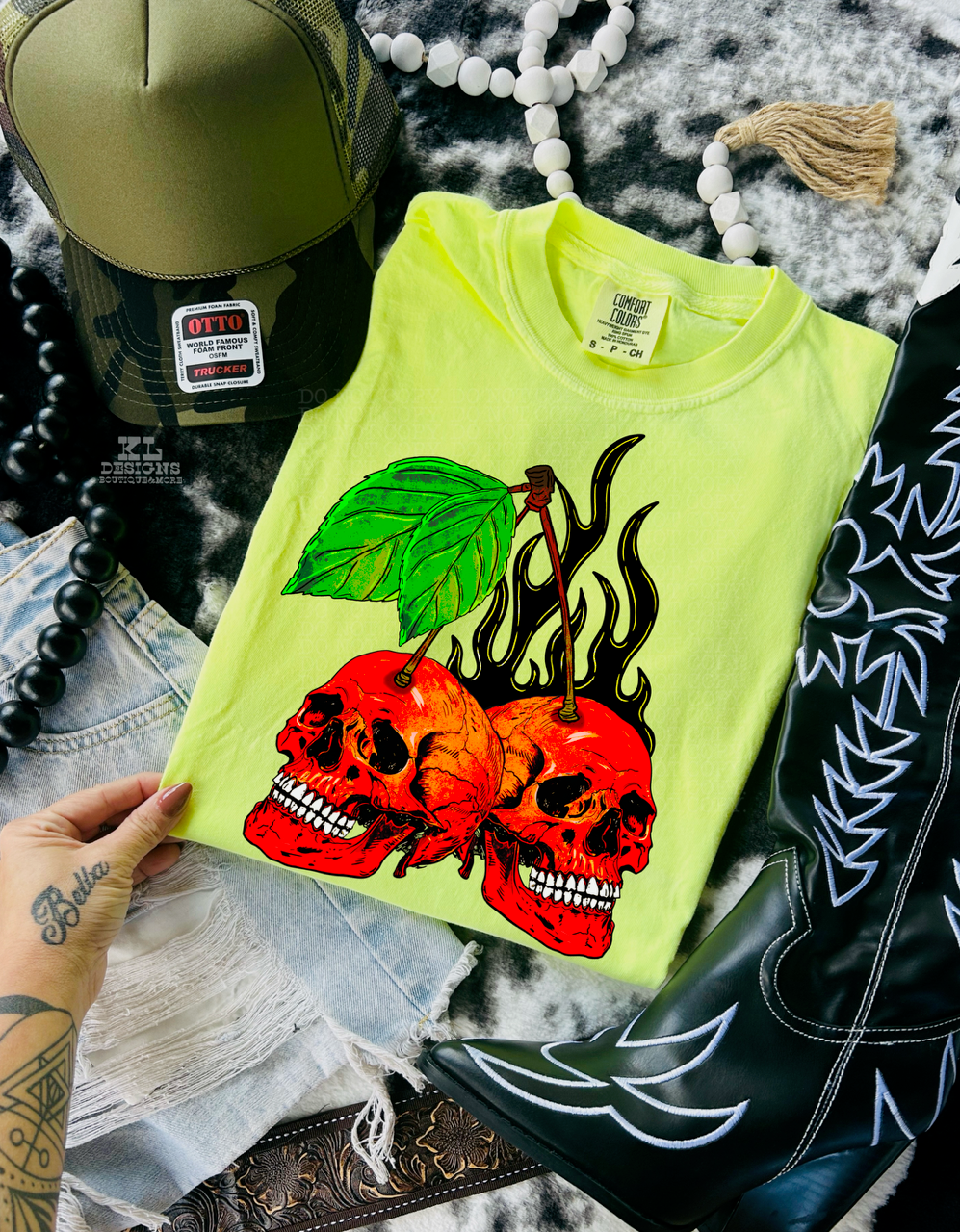 Flaming Skull Cherries