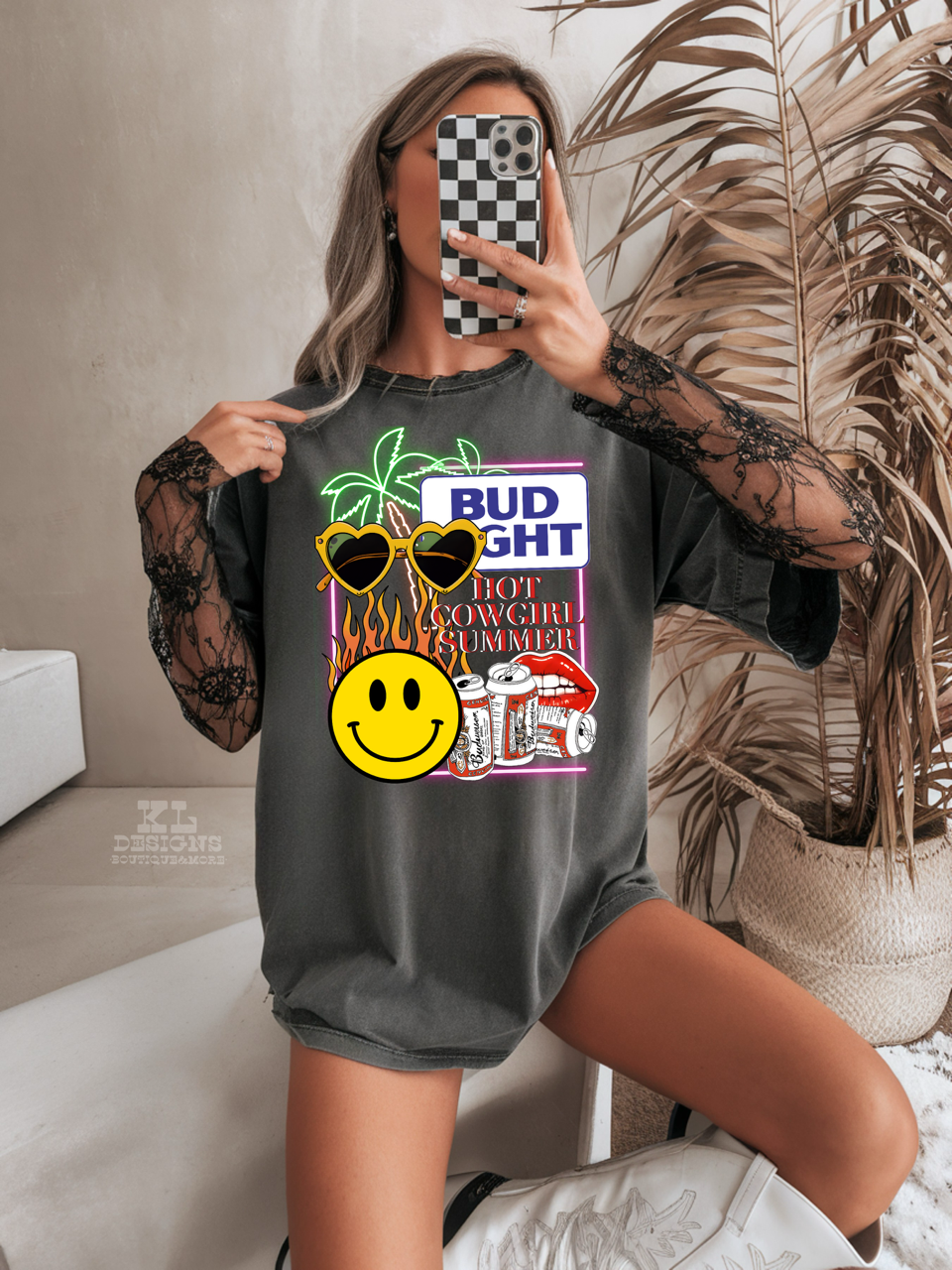 Hot Cowgirl Summer Collage