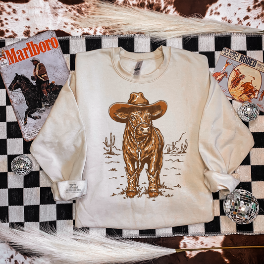 Vintage Cowboy Calf