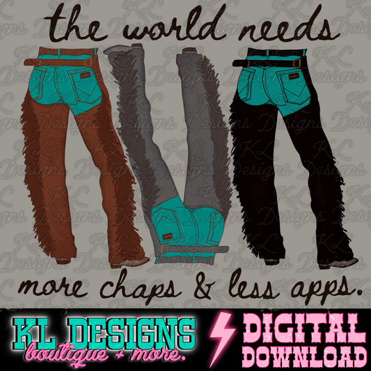 The World Needs Chaps | Digital Download