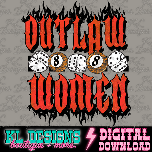 Flaming Out-law Women | Digital Download