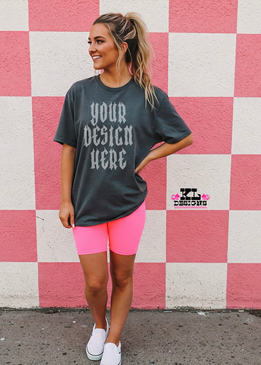 Pepper Comfort Colors Tee Mock