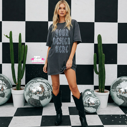 Pepper Comfort Colors Tee Mock