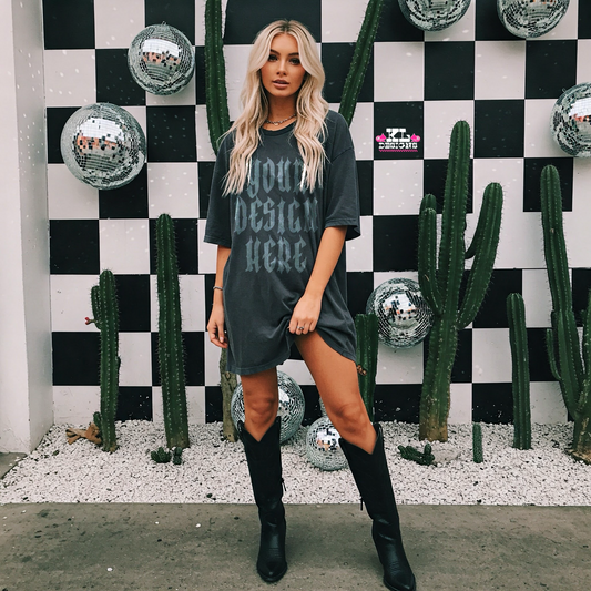 Pepper Comfort Colors Tee Mock