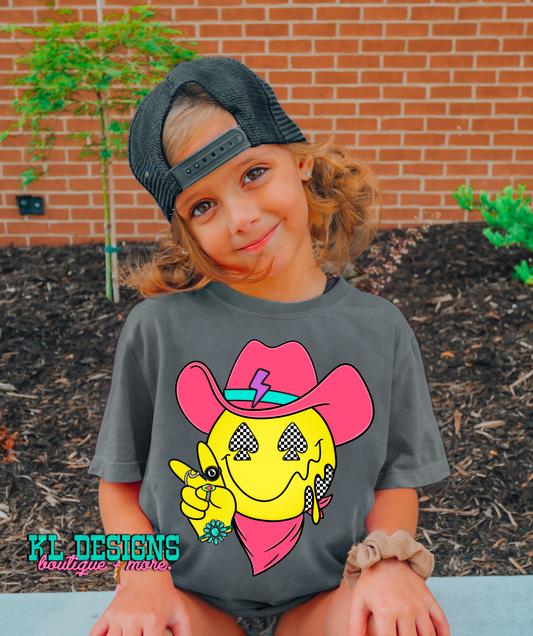 Drippin’ Ace Happy Checkered Face (Toddler/Youth)