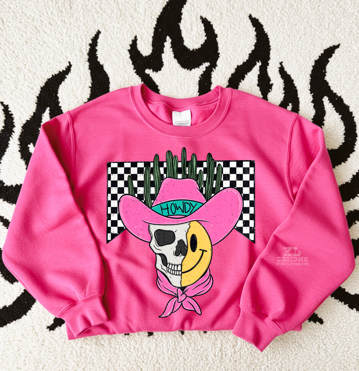 Checkered Half Dead Desert Cowboy