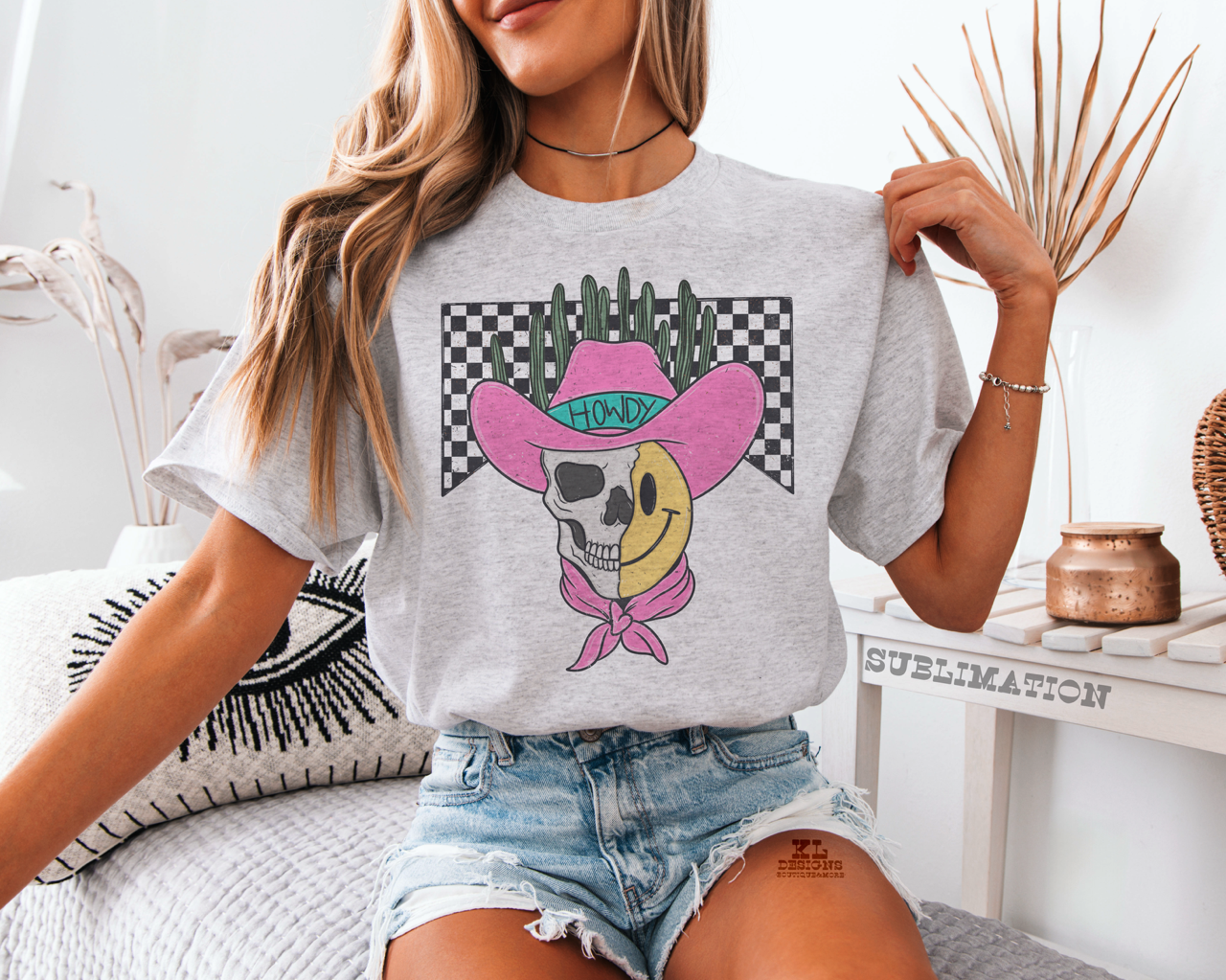 Checkered Half Dead Desert Cowboy