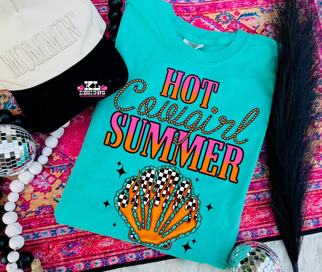Hot Cowgirl Summer Checkered Shell (wholesale)