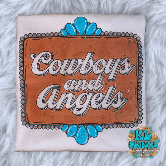 Cowboys/Angels Tee