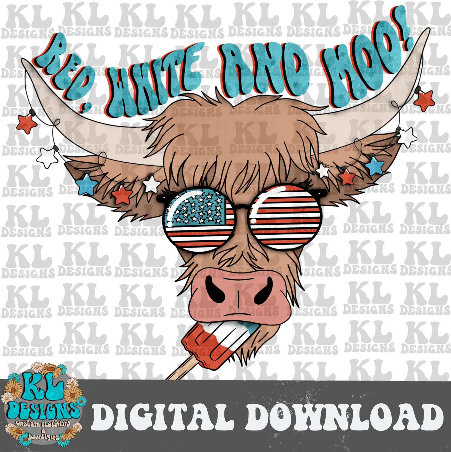 Red White And Moo | Digital Download