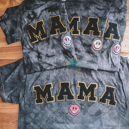 Varsity Patch Mama Tee