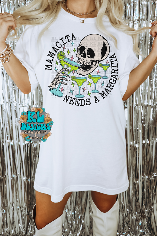 Margarita Skull Tee