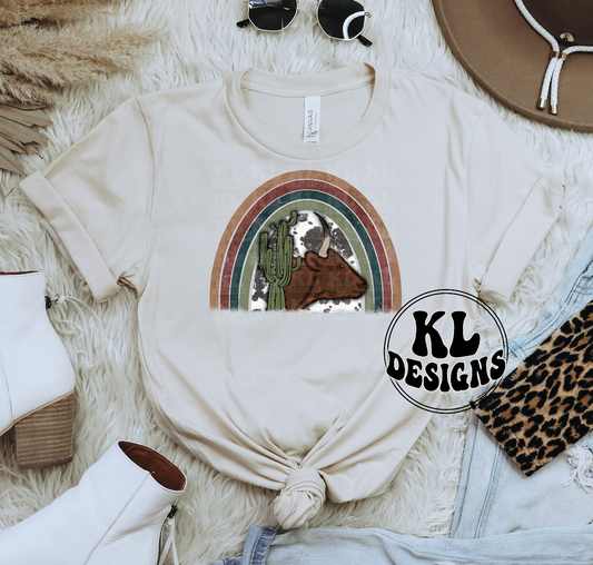 Rainbow Cactus Bull | Digital Download