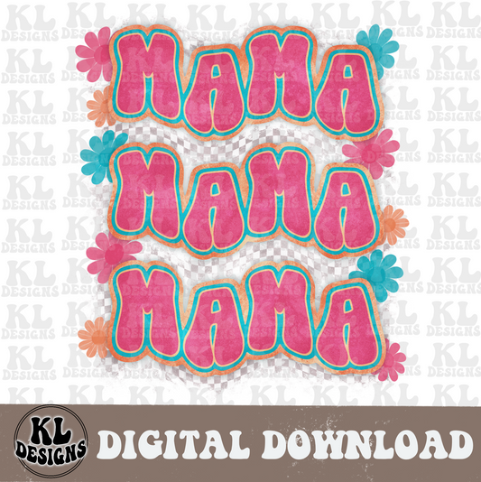 Retro Flower Mama | Digital Download